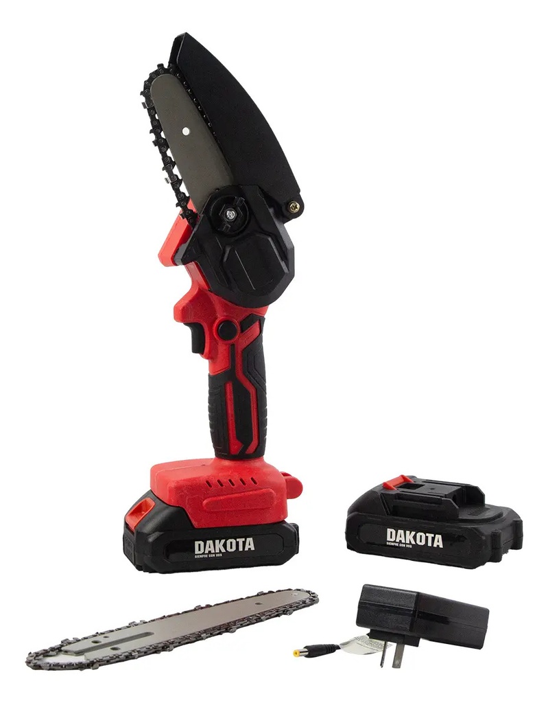 Mini Motosierra A Bateria Dakota Portatil Negro 50 Hz/60 Hz