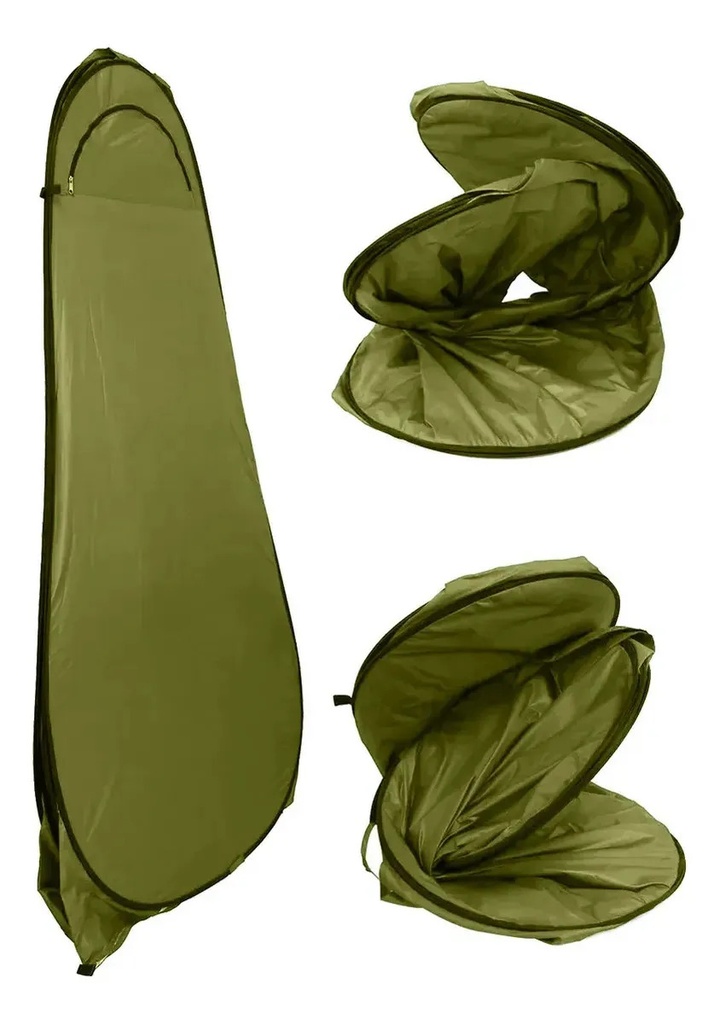 Carpa Baño Vestidor Autoarmable Playa Dakota 110 X 110 X 190 Cm Color Verde