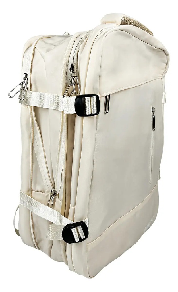 Mochila Viaje Carry On 24l Monobag Outdoor Modelo Mg Color Beige Lisa 24 L Liso