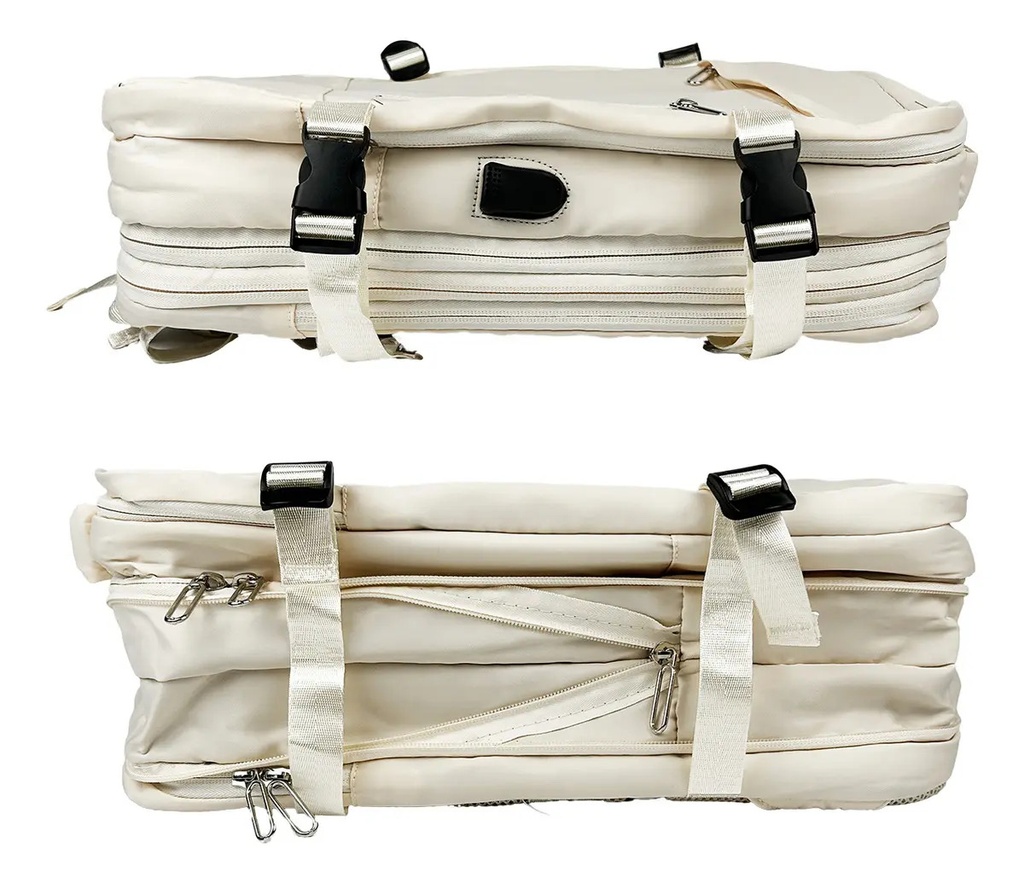 Mochila Viaje Carry On 24l Monobag Outdoor Modelo Mg Color Beige Lisa 24 L Liso