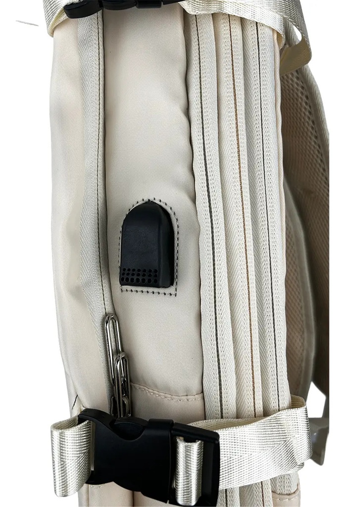 Mochila Viaje Carry On 24l Monobag Outdoor Modelo Mg Color Beige Lisa 24 L Liso