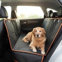 Funda Cubreasiento Protector Para Auto Impermeable Mascota Lavable Dakota Color Negro