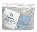 Frazada Manta Franela 200x230 Dakota Fra003 Media Estación Color Gris Liso 1 Kg