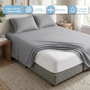 COMBO FCC001 FUNDA CUBRE COLCHON KING + SAB-KING-001 GRIS