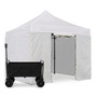COMBO GZ33P4 GAZEBO 3X3 BLANCO + CAR101 - SILLON DOBLE PLEGABLE CON RUEDAS