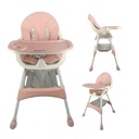 Beige Silla Alta Bebe Multifunción BB-SIAL-MF01 Rosa