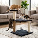 RASCADOR DE GATOS MTL RESISTENTE HIGIENICO SUAVE GRIS