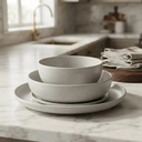 PLA24-001 SET VAJILLA 24 PCS BLANCO