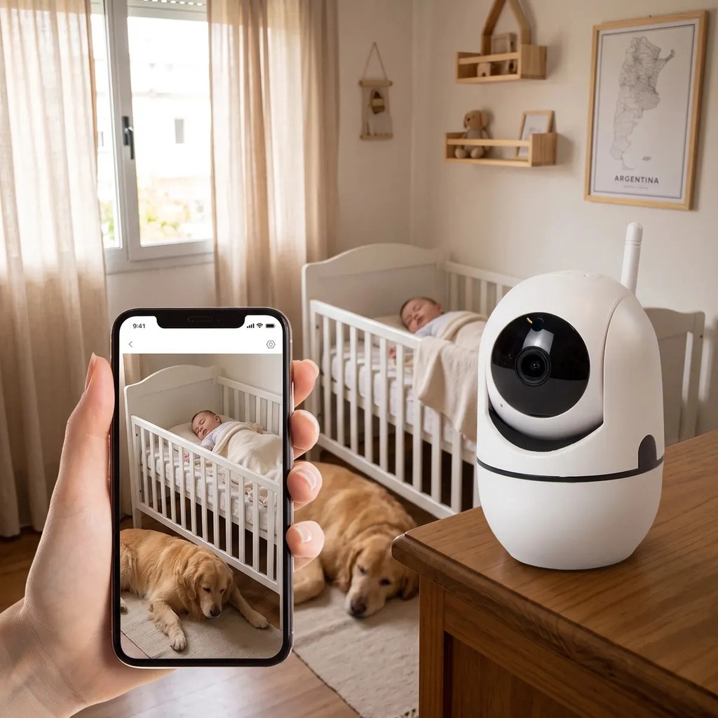 COMBO 2 IPIN01 CAMARA IP INTERIOR - 1080p + FUENTE USB