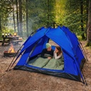 Combo Carpa Camping 4 Personas + 2 Bolsas Dormir Térmica Aca