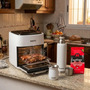 Freidora Aire Dakota 12L Pantalla Táctil 2200W Blanco + Termo 1000ml Acero Inoxidable + Mate Térmico Dakota Bombilla Incluye Cafe Molido  Italiano
