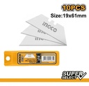 BLISTER X10 HOJAS PARA CUTTER 18 X100MM (EX HKNSB181)