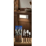 Cubiertos Dynamic Tramontina Madera Blister X24 Pz Madera Marrón + Barra De Luz Led Sensor Movimiento Recargable Dakota 12x4cm Fría Cálida Neutro Dimerizable Brillo Ajustable Blanco Cálido Frio Neutro