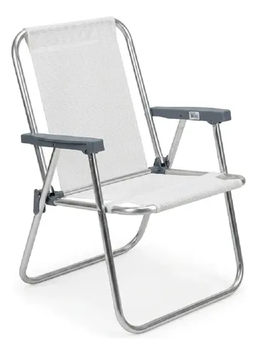 Silla Bel Alta Aluminio Sannet Blanco 23501