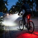 Kit Luces USB LED Seguridad Bici Dakota Delantera y Trasera + Color Negro 2218