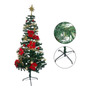 [ARBNAVVERD04 - 714604478706] Arb Nav Árbol Navidad Verde 180cm con Adornos VERD-04