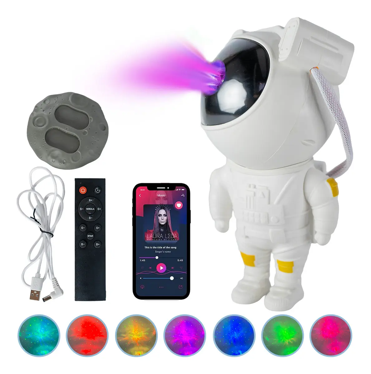 [AST001 - 714604086178] Astronauta Proyector Galaxia AST001