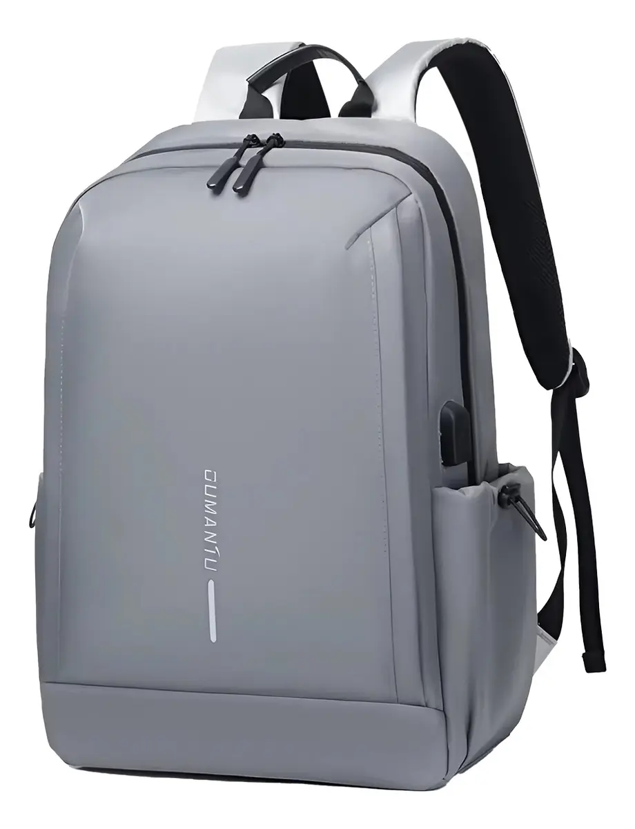 [BAG006 GRIS - 727373186475] Mochila Urbana Impermeable Dakota para Notebook Color Gris BAG006