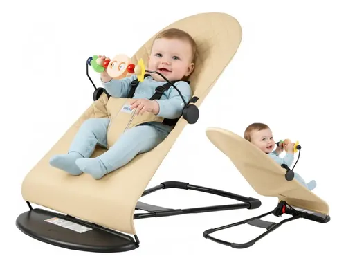 [BBMEC01 BEIGE - 714604085997] Silla Mecedora Bebes Beige BBMEC01