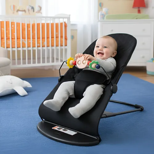 Bbmec 01 Silla Mecedora Bebes Negro BBMEC01N