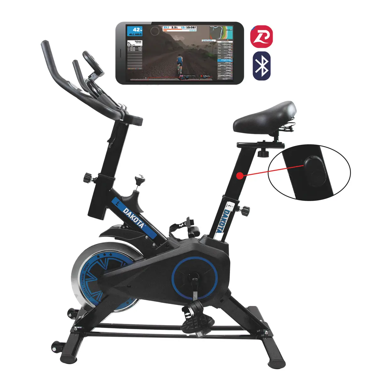 [BF001BT - 714604085973] Bicicleta Fija Spinning BT BF001BT