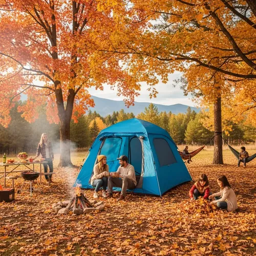 [CA06 AZUL - 763571799147] Carpa Autoarmable para 6 Personas Dakota Automática 240x240x154cm Color Azul CA06