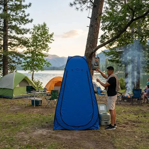 [CABÑ BLUE - 763571799819] Carpa Baño Cabñ Azul
