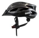 Casco Bicicleta Dakota Regulable Liviano con Visera Ventilación Color Negro CAS002