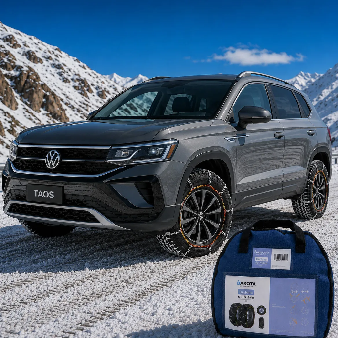 [CD240 - 714604300281] Cadena de Nieve Auto CD240