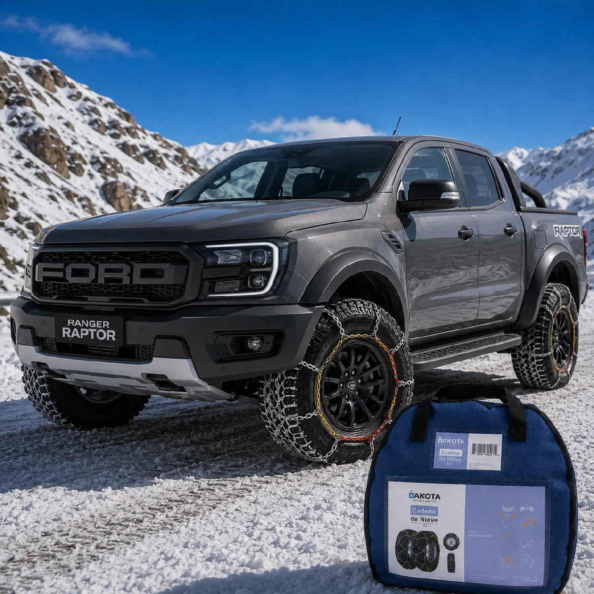 [CD255 - 714604300311] Cadena de Nieve Auto CD255