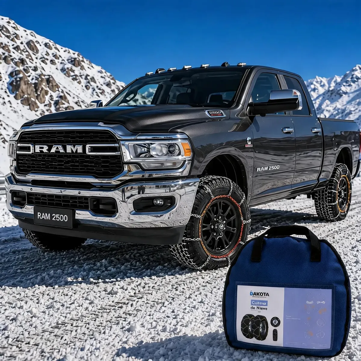 [CD280 - 763571798874] Cadena de Nieve Auto CD280