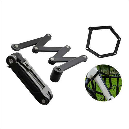 [CSG070N - 714604032106] Cadena Seguridad Plegable Negro para Bicicleta CSG070N