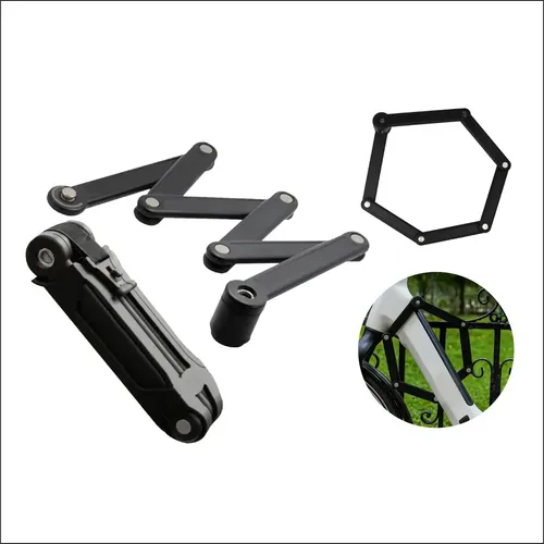 Cadena Seguridad Plegable Negro para Bicicleta CSG070N