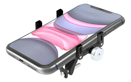 [FPC090NM - 714604032120] Porta Celular para Bicicleta Negro Metálico FPC090NM
