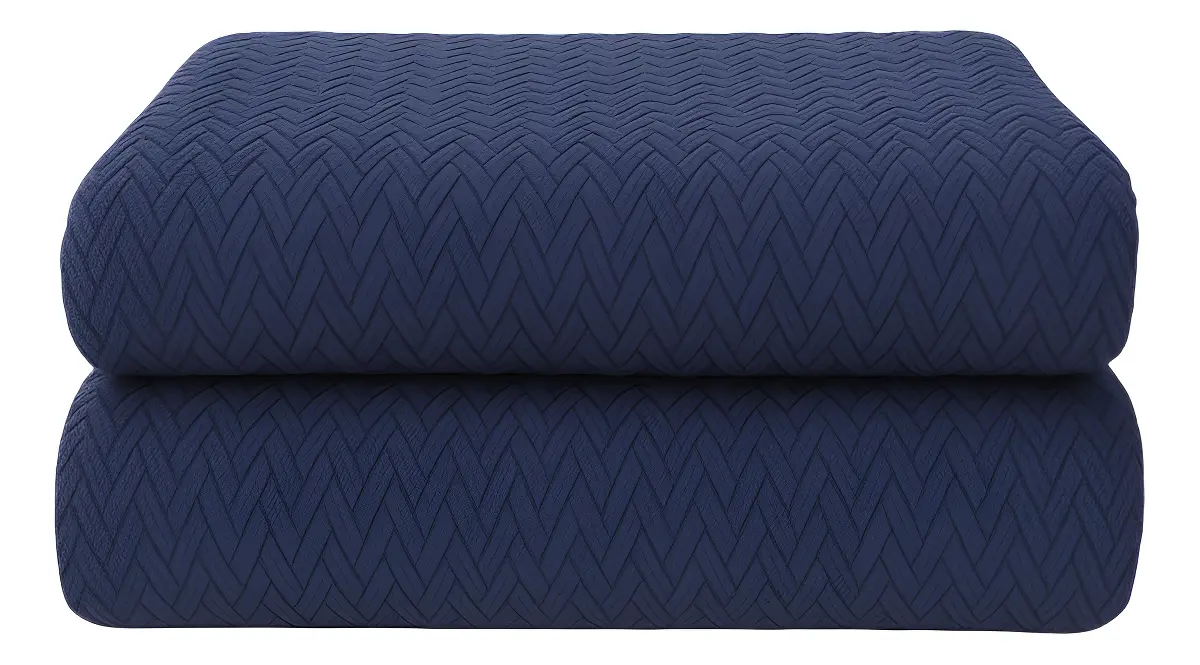 Frazadas Manta 200x230 Dakota Invierno Color Azul FRA340G200X230