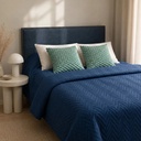 Frazadas Manta 200x230 Dakota Invierno Color Azul FRA340G200X230