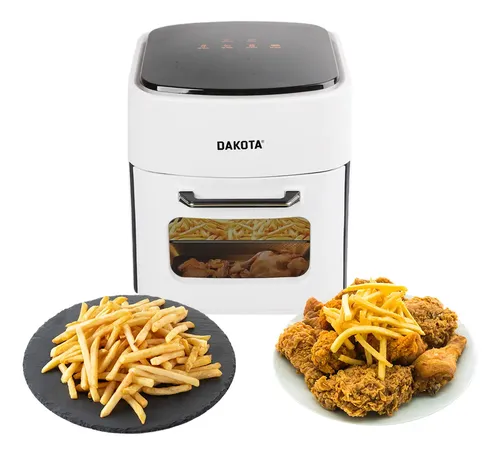 [FRE004 714604086376] Freidora de Aire Dakota 12l con Pantalla Táctil 2200W Cocina Rápida Saludable + Papel Manteca de Regalo Air Fryer FRE004