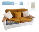 Funda Sillon 2 Cuerpos Marrón FS2C001