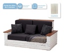 Funda Sillon 2 Cuerpos Negro FS2C001