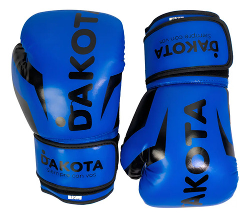 [GBX002 0714604300625] Guantes de Boxeo Profesional Color Azul/Negro GBX002