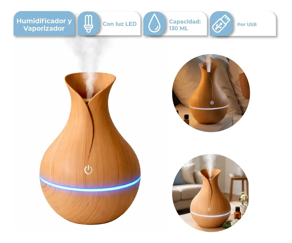 [HUM02 - 714604032564] Humidificador USB Jarron Salud HUM02