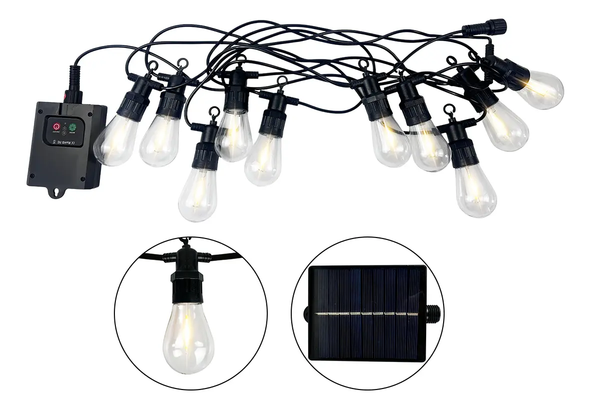 Lu Dec Ext 001 Guirnalda Luces Decorativas Exterior Calida LUDECEXT001