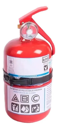 [ABC1BOCHA - 763571857328] Matafuegos Polvo Abc 1kg 4 Pulg Bocha Generico ABC1BOCHA