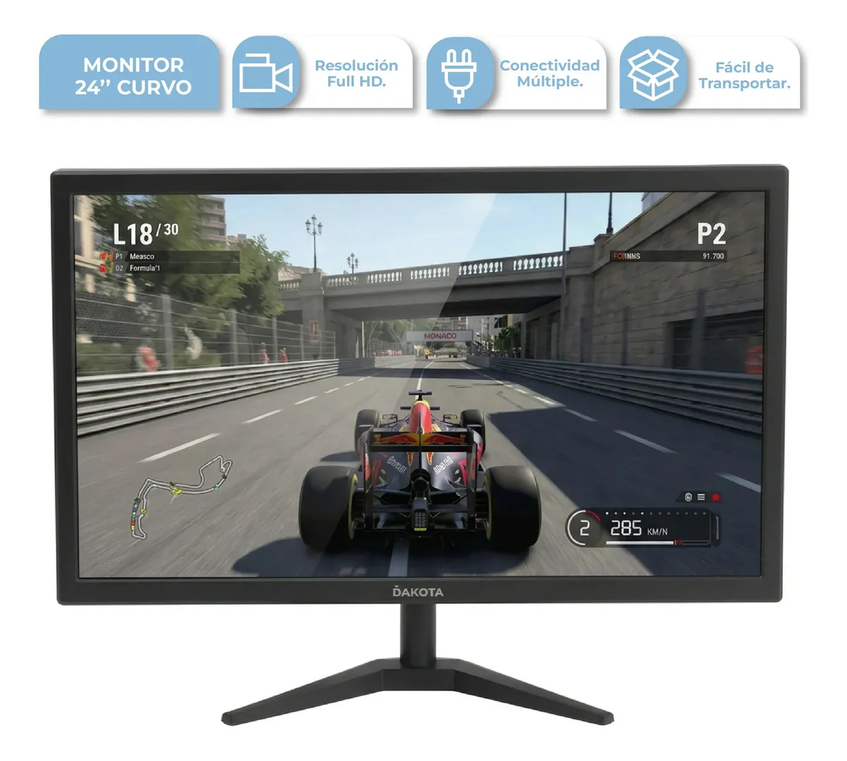 [MP24FHDPLANA] Monitor 24 Pantalla Plana Fhd MP24