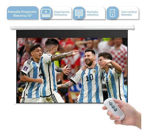 [PP003 - 714604300878] Pantalla Proyector Eléctrica 120 16:9 PP003