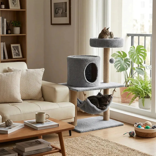 Rascador de Gatos con Mecedor Mascotas RAS003