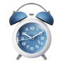Reloj Despertador Vintage Azul y Blanco RD016