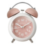 Reloj Despertador Vintage Rosa y Blanco RD016