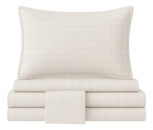 [SABQUEEN001 BLANCORAYADO - 727373186727] Sabanas Rayada Queen Blanco Rayado SAB-QUEEN-001