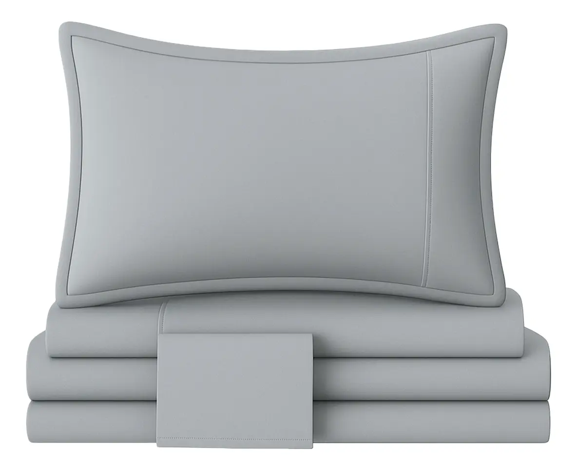 [SABQUEEN001 GRIS - 727373186666] Sabanas Queen Gris Hogar SAB-QUEEN-001